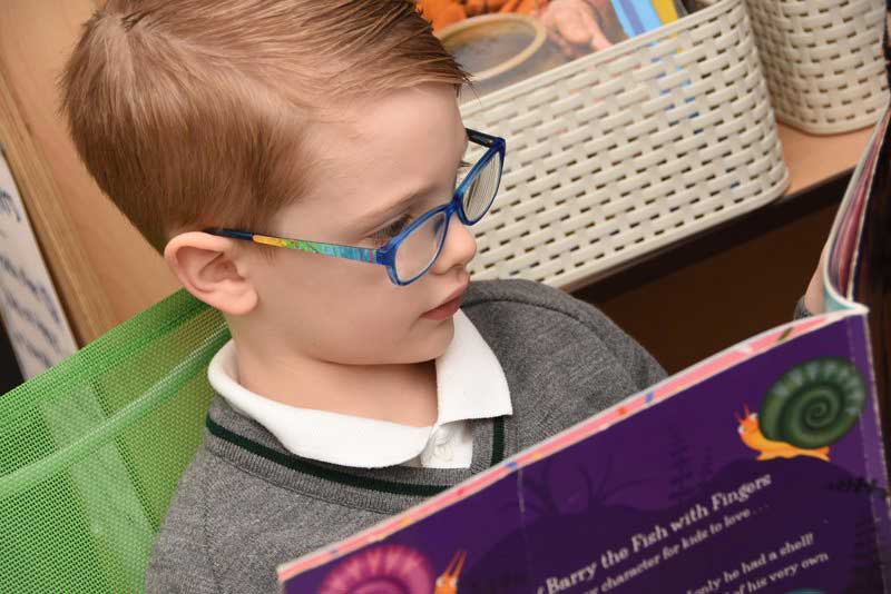 Boy Reading Book